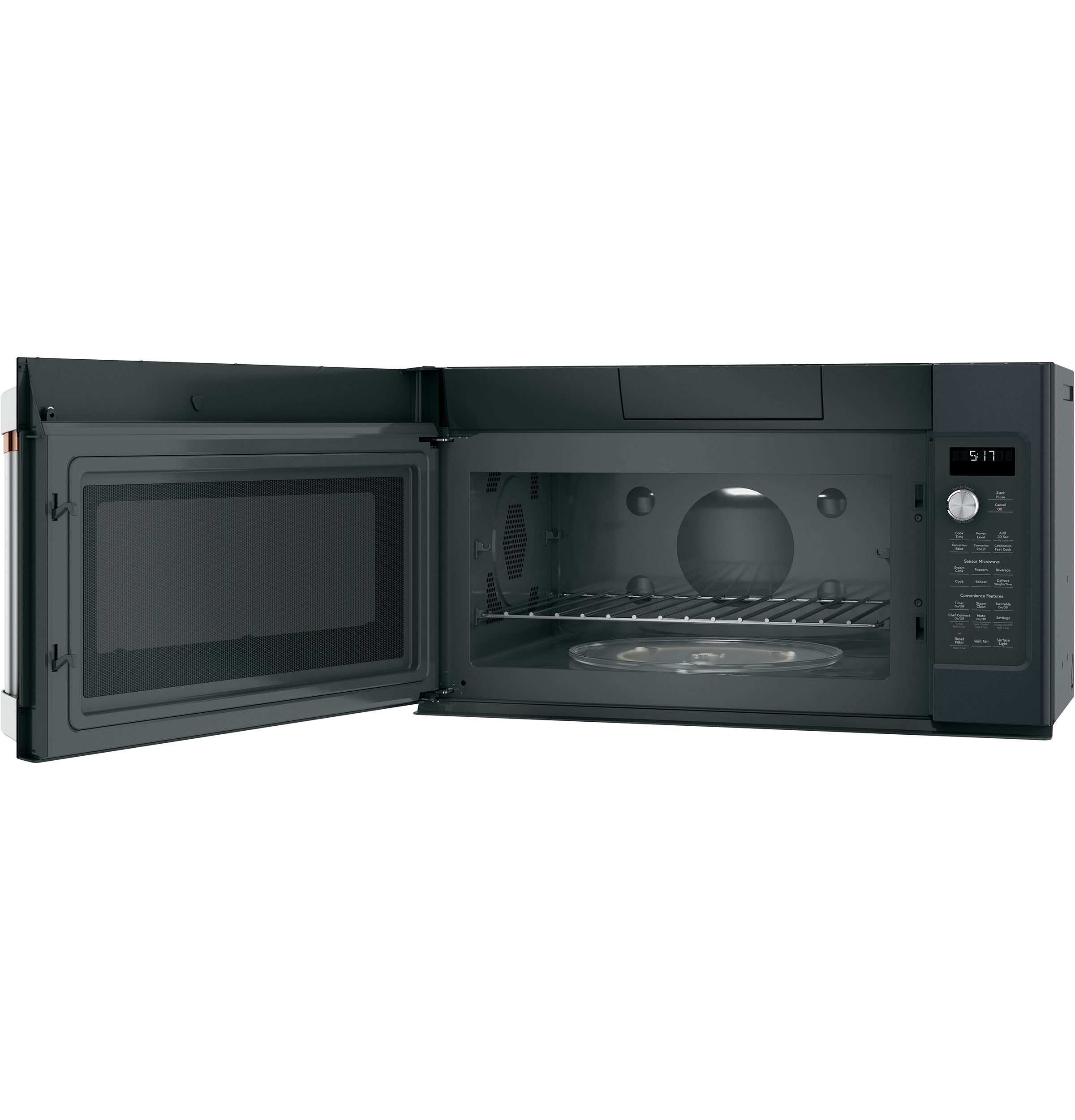 Café Matte Black Over-the-Range Convection Microwave Oven (1.7 Cu.Ft) - CVM517P3MD1