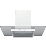 Café Matte White 30" 350-CFM Wall-Mount Glass Canopy Chimney Hood - CVW73014MWM