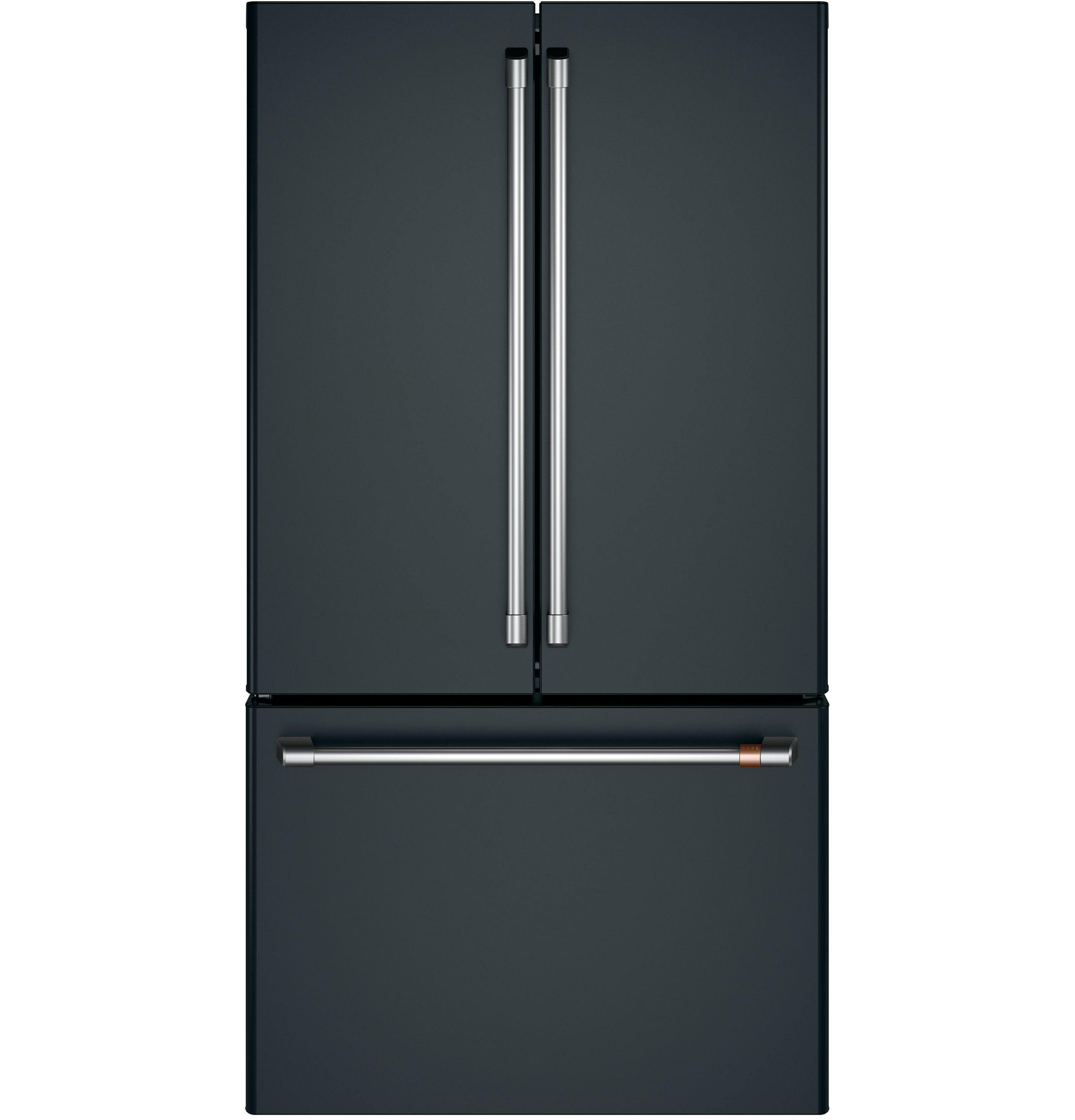 Café 36" 23.1 Cu. Ft. Matte Black Counter-Depth French Door Refrigerator - CWE23SP3MD1