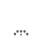 Café™ Brushed Black 5-Piece Gas Cooktop Knobs - CXCG1K0PMBT
