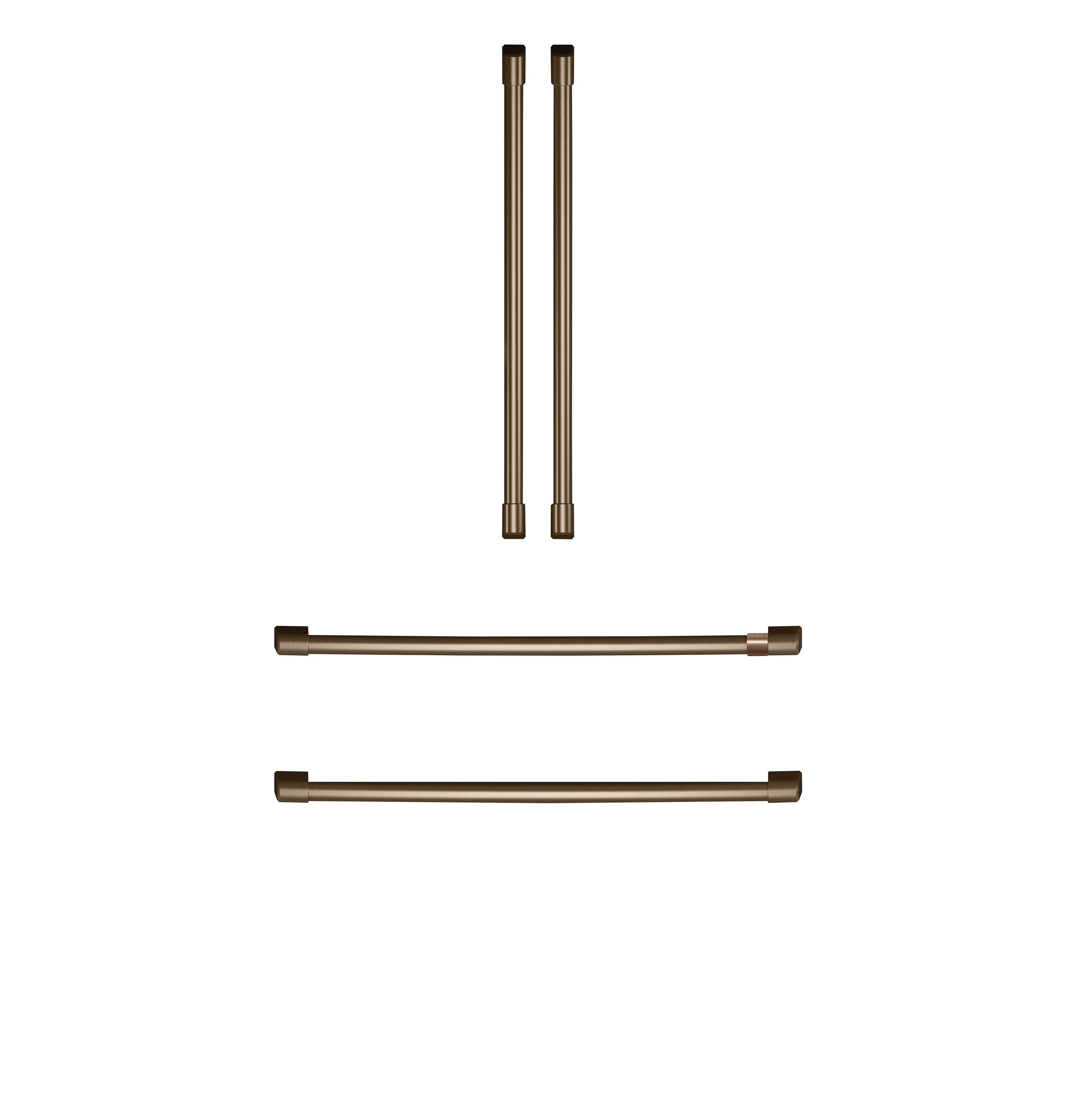 Café Brushed Bronze Refrigerator Handle Kit - CXQB4H4PNBZ