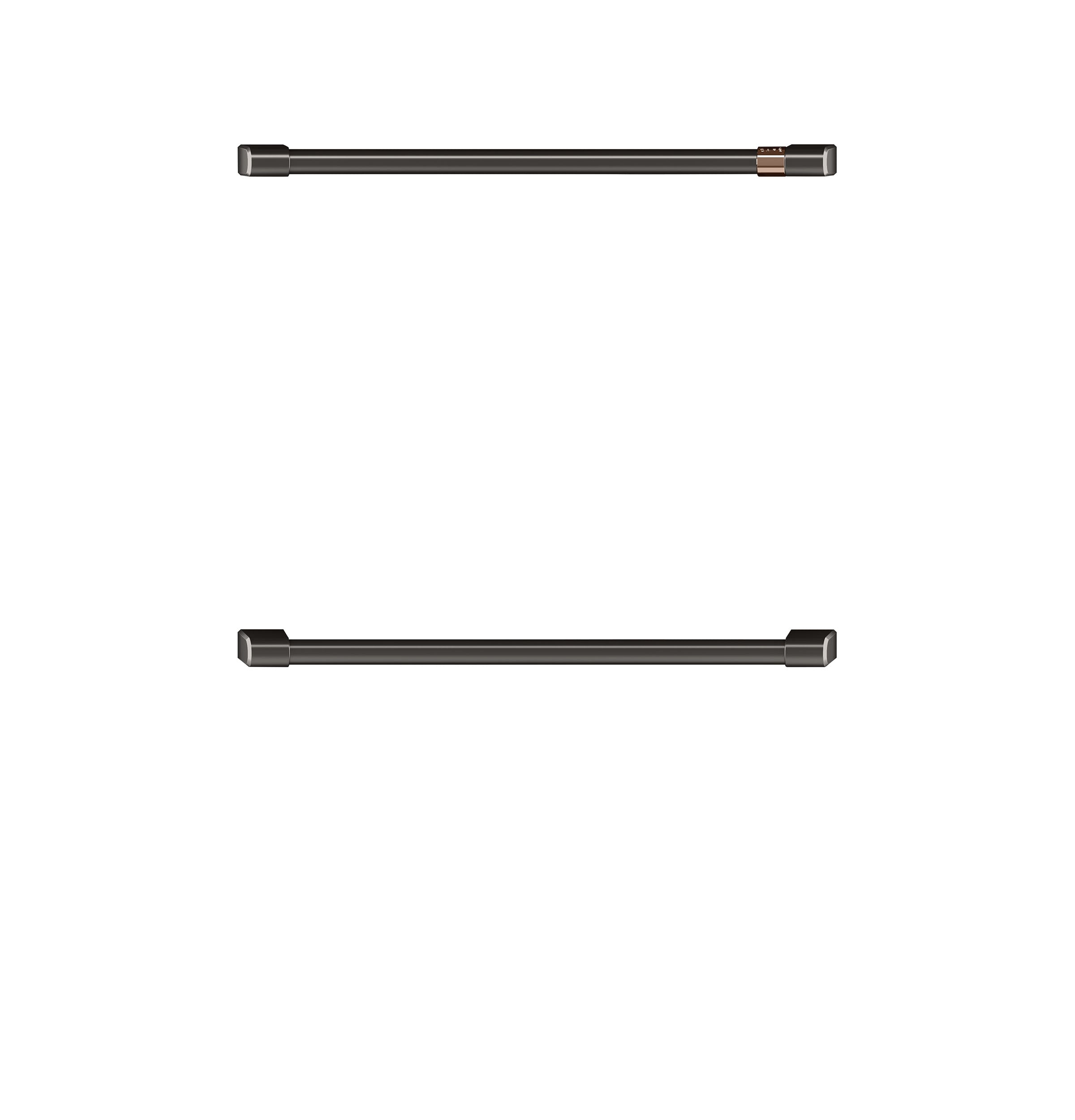 Café™ Brushed Black 2Pcs. 30" Wall Oven Handle - CXWD0H0PMBT