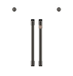 Café™ Brushed Black 2Pcs. French-Door Handles and 2Pcs. Knobs Set - CXWSFHKPMBT