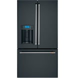 Café 36" 22.2 Cu. Ft. Matte Black Counter-Depth French Door Refrigerator with Hot Water Dispenser - CYE22TP3MD1