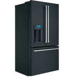 Café 36" 22.2 Cu. Ft. Matte Black Counter-Depth French Door Refrigerator with Hot Water Dispenser - CYE22TP3MD1