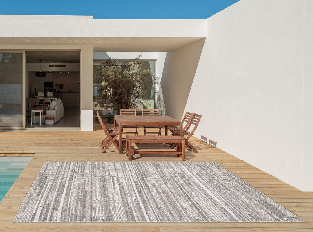 Penniac I Indoor/Outdoor Area Rug - 7'10" X 9'10" - Grey