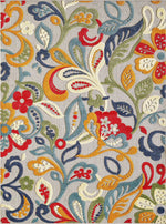 Penniac VI Indoor/Outdoor Area Rug - 5'3" X 7' - Ivory/Multi