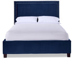 Chloe 3-Piece Queen Bed - Navy