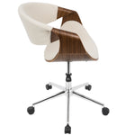 Curvo Office Chair - Cream