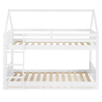 Georgie Twin over Twin Bunk Bed House - White