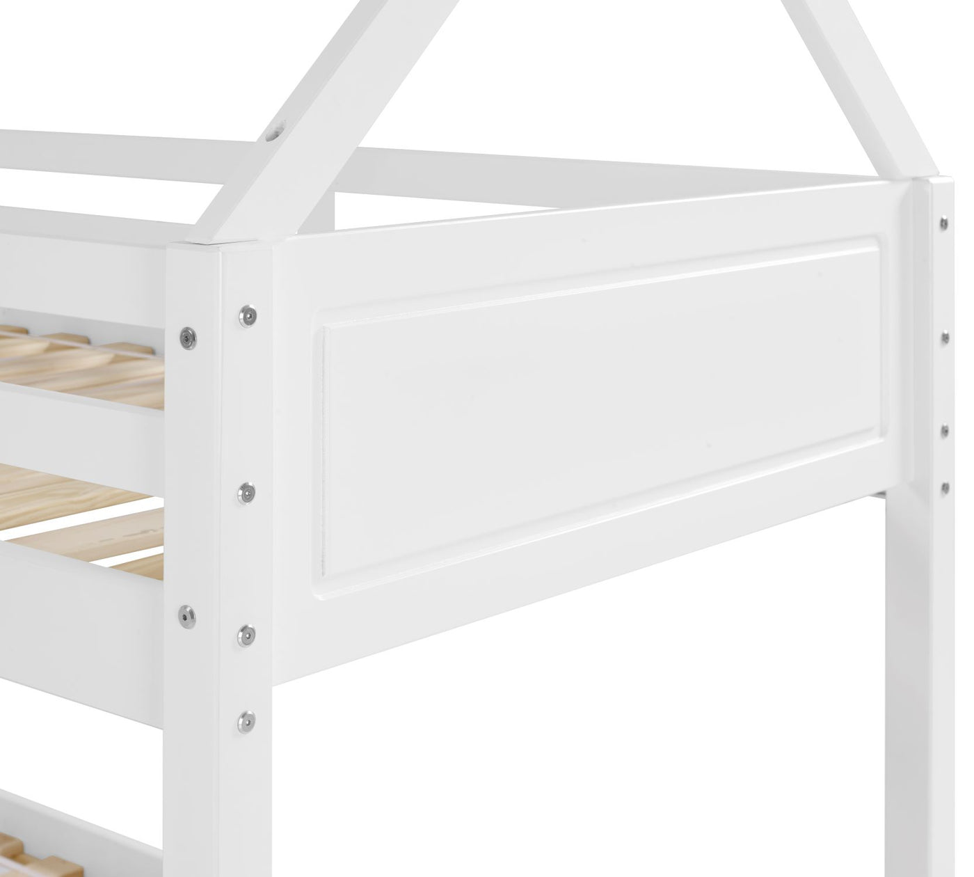 Georgie Twin over Twin Bunk Bed House - White