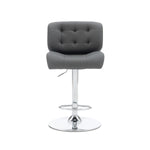 Bridger Bar Height Stool - Grey, Chrome
