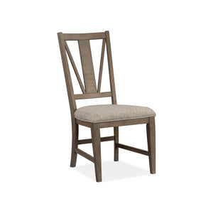 Paxton Place Chaise sans bras – brun grisâtre