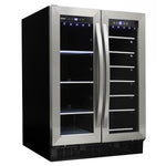 Danby Stainless Steel Beverage Center with Glass Doors (5.2 Cu.Ft) - DBC052A1BSS