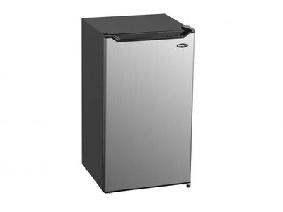 Danby Réfrigérateur compact 4,4 pi³ noir avec porte en acier inoxydable DCR044B1SLM