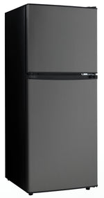 Danby Black Stainless Steel Look Compact Refrigerator (4.7 Cu.Ft.) - DCR047A1BBSL