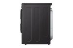 LG Black Steel 7.4 cu. ft. Ultra Large Capacity Smart Front Load Dryer with Built-In Intelligence & TurboSteam® - DLEX6700B