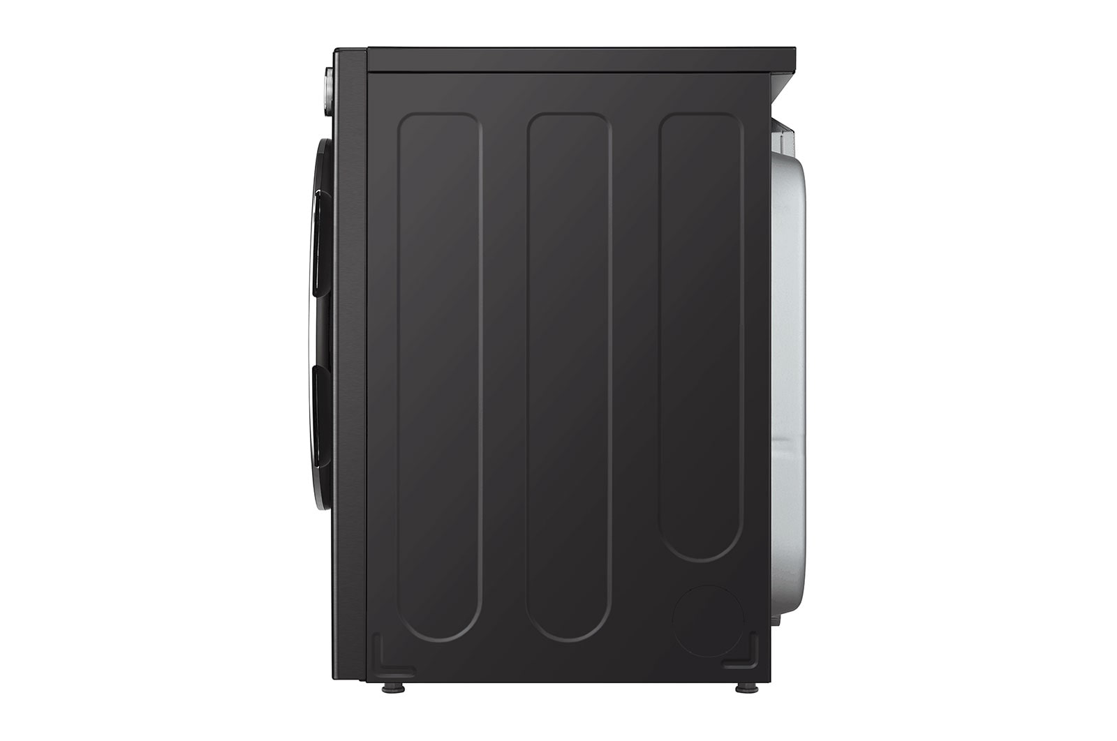 LG Black Steel 7.4 cu. ft. Ultra Large Capacity Smart Front Load Dryer with Built-In Intelligence & TurboSteam® - DLEX6700B