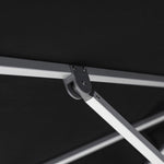 Oca 9' Octagon Outdoor Umbrella - Titanium Grey/Brushed Aluminum