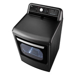 LG Black Steel TurboSteam™ Electric Dryer with EasyLoad™ Dual-opening Door (7.3 Cu.Ft.) - DLEX7900BE