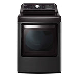 LG Black Steel TurboSteam™ Electric Dryer with EasyLoad™ Dual-opening Door (7.3 Cu.Ft.) - DLEX7900BE