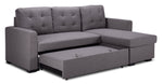 Dustin Reversible Pop-Up Sofa Bed - Grey