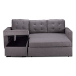 Dustin Reversible Pop-Up Sofa Bed - Grey