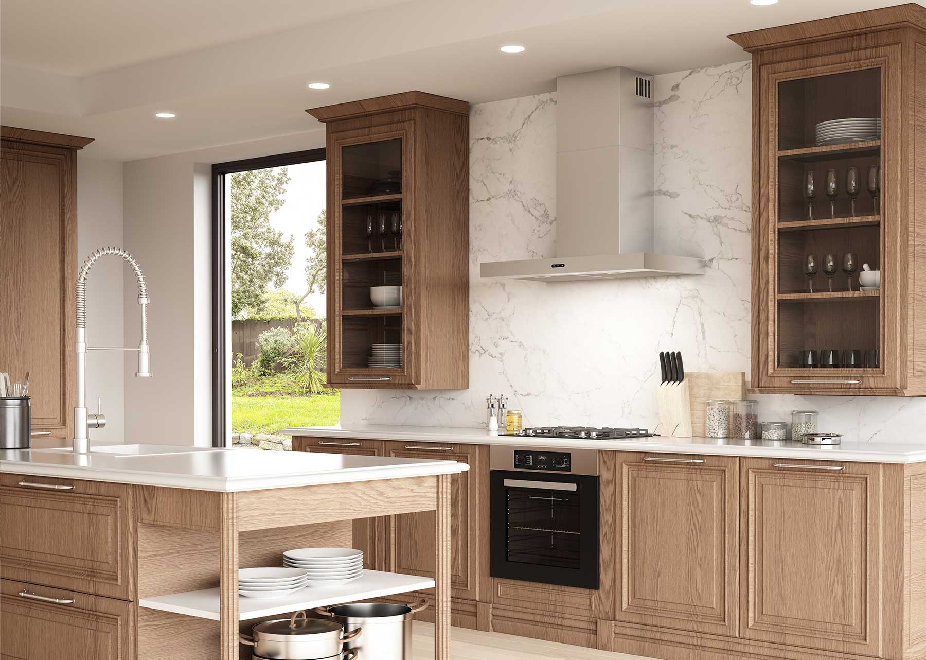 Broan Stainless Steel 36" 460 Max CFM T-Style Chimney Range Hood - EW4336SS