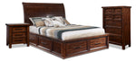 Eden 5-Piece Queen Storage Bedroom Package - Dark Brown
