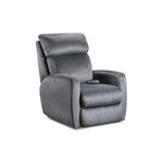Emmett Power Recliner with Massage and Heat - Grey and Charcoal