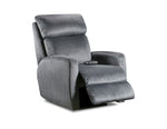Emmett Power Recliner with Massage and Heat - Grey and Charcoal