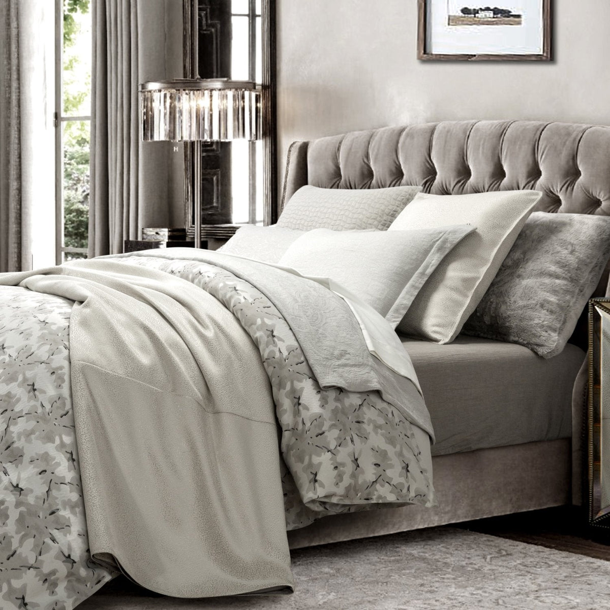Kissimee 3 Pc. King Duvet Cover Set - Grey