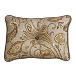 Volcan Paisley Decorative Pillow - Tan