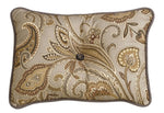Volcan Paisley Decorative Pillow - Tan