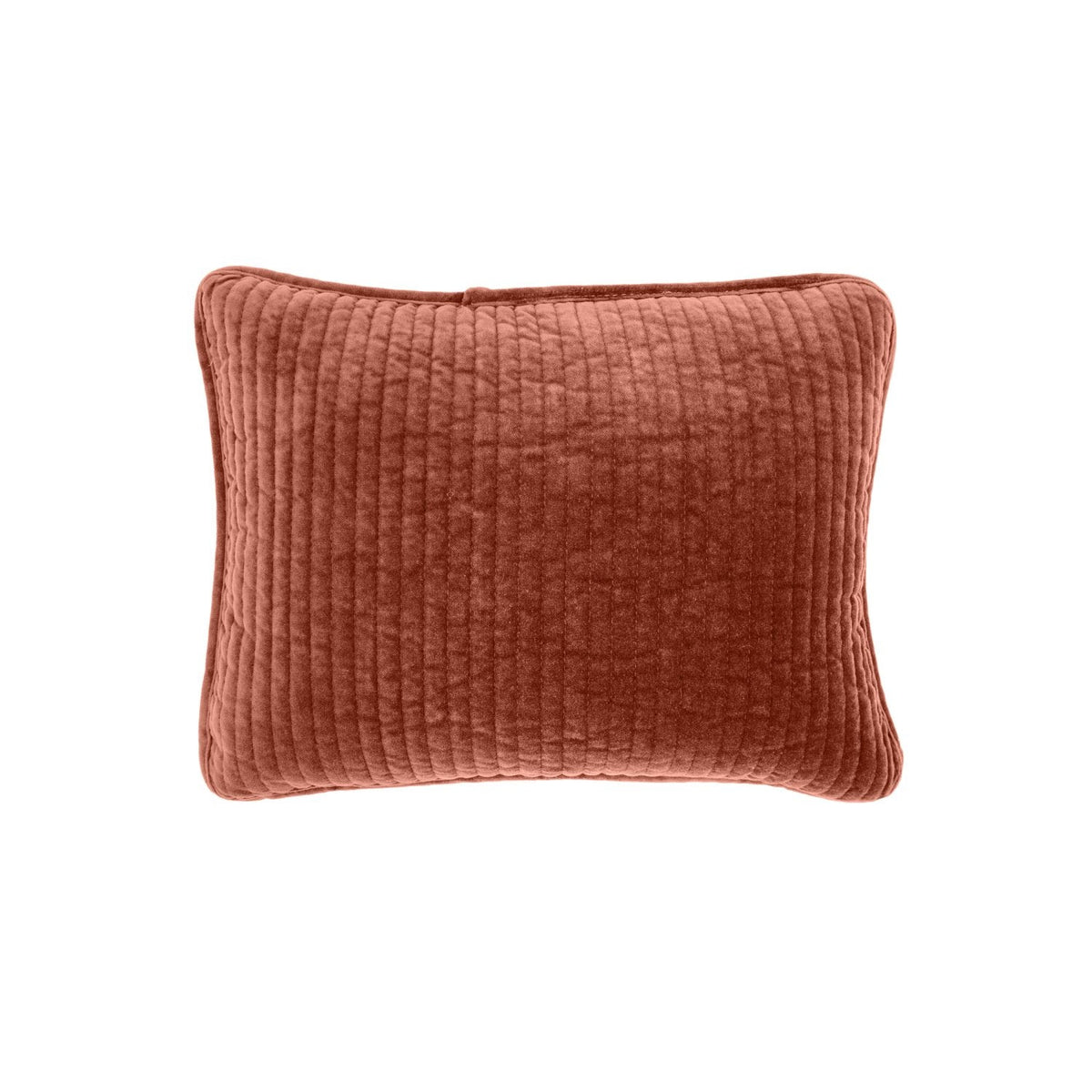 Camden 12 x 16 Velvet Pillow - Salmon