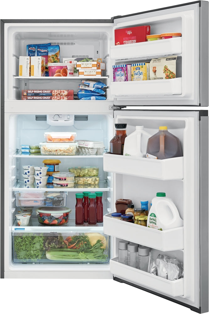Frigidaire 27.75" 13.9 Cu. Ft. Brushed Steel Top-Freezer Refrigerator - FFHT1425VV