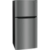Frigidaire Réfrigérateur 20 pi³ avec congélateur en haut acier inoxydable noir FFTR2045VD