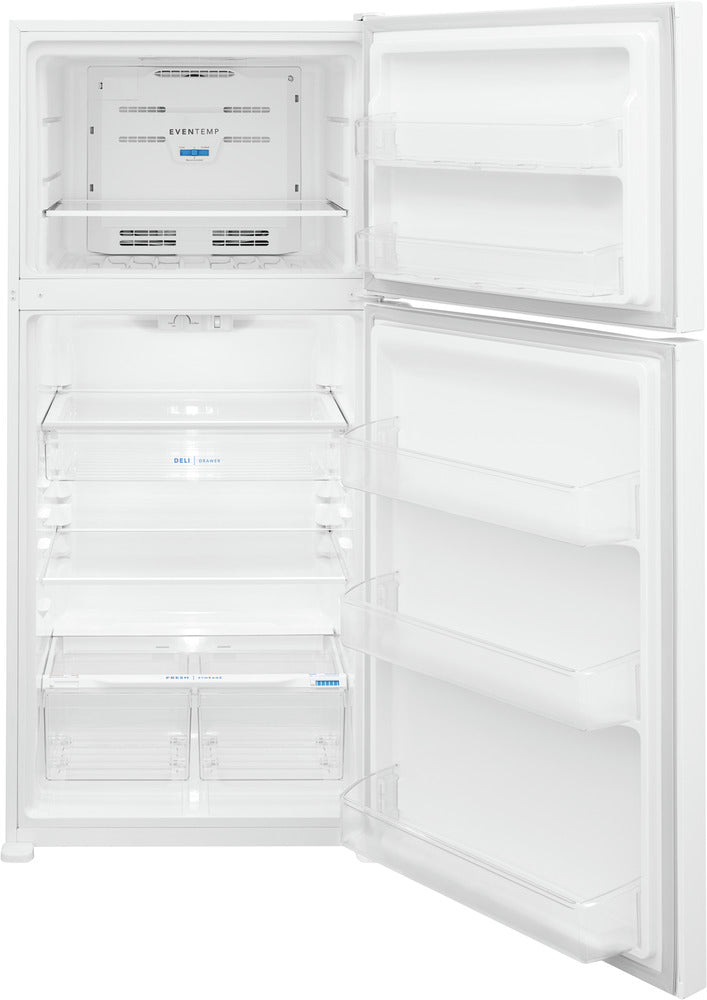 Frigidaire 30" 20 Cu. Ft. White Top-Freezer Refrigerator - FFTR2045VW