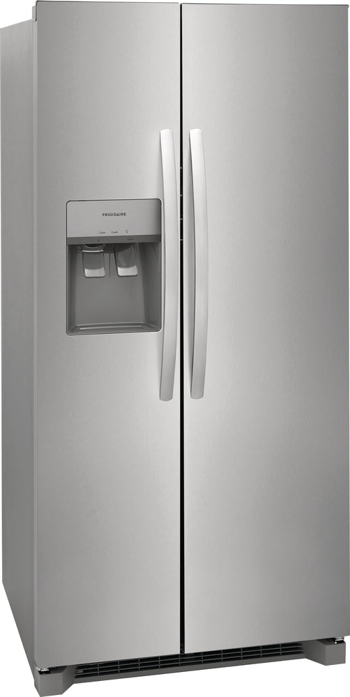 Frigidaire Stainless Steel 33" Standard Depth Side by Side Refrigerator (22.2 Cu. Ft.) - FRSS2323AS