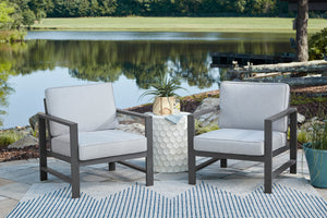 Fynnegan Lounge Chairs - Grey (Set of 2)