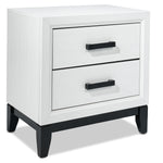 Fog 5-Piece King Bedroom Package - White, Black