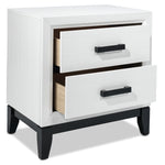 Fog 5-Piece King Bedroom Package - White, Black