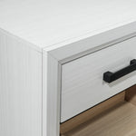 Fog 5-Piece King Bedroom Package - White, Black