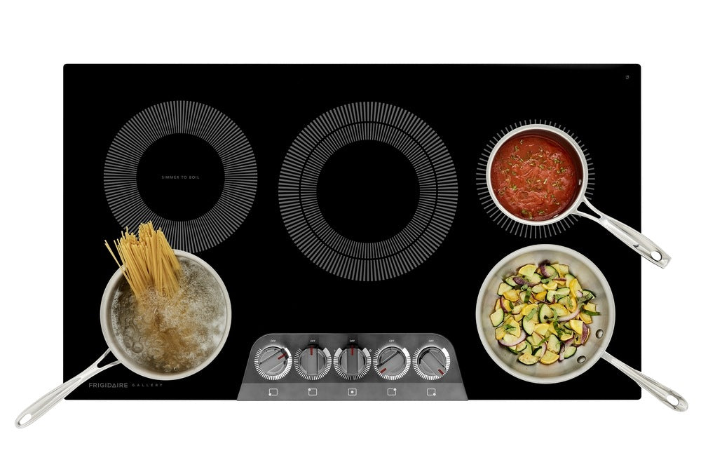 Frigidaire Gallery Black Stainless Steel 36" Electric Cooktop - GCCE3670AD
