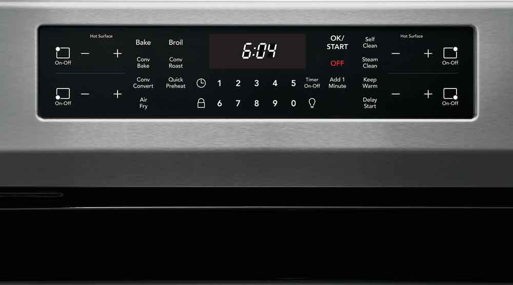 Frigidaire Gallery Smude-Proof Stainless Steel Freestanding Induction Range with Air Fry (5.4 Cu.Ft.) - GCRI305CAF