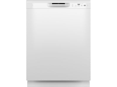GE Lave-vaisselle encastré 24 po avec commandes à l’avant blanc GDF510PGRWW