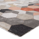 Ptolemaios V Area Rug - 9' X 13' - Light Grey/Orange
