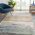 Ptolemaios IX Area Rug - 9' X 13' - Tan/Yellow