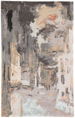 Ptolemaios X Area Rug - 8' X 11' - Grey/Blush