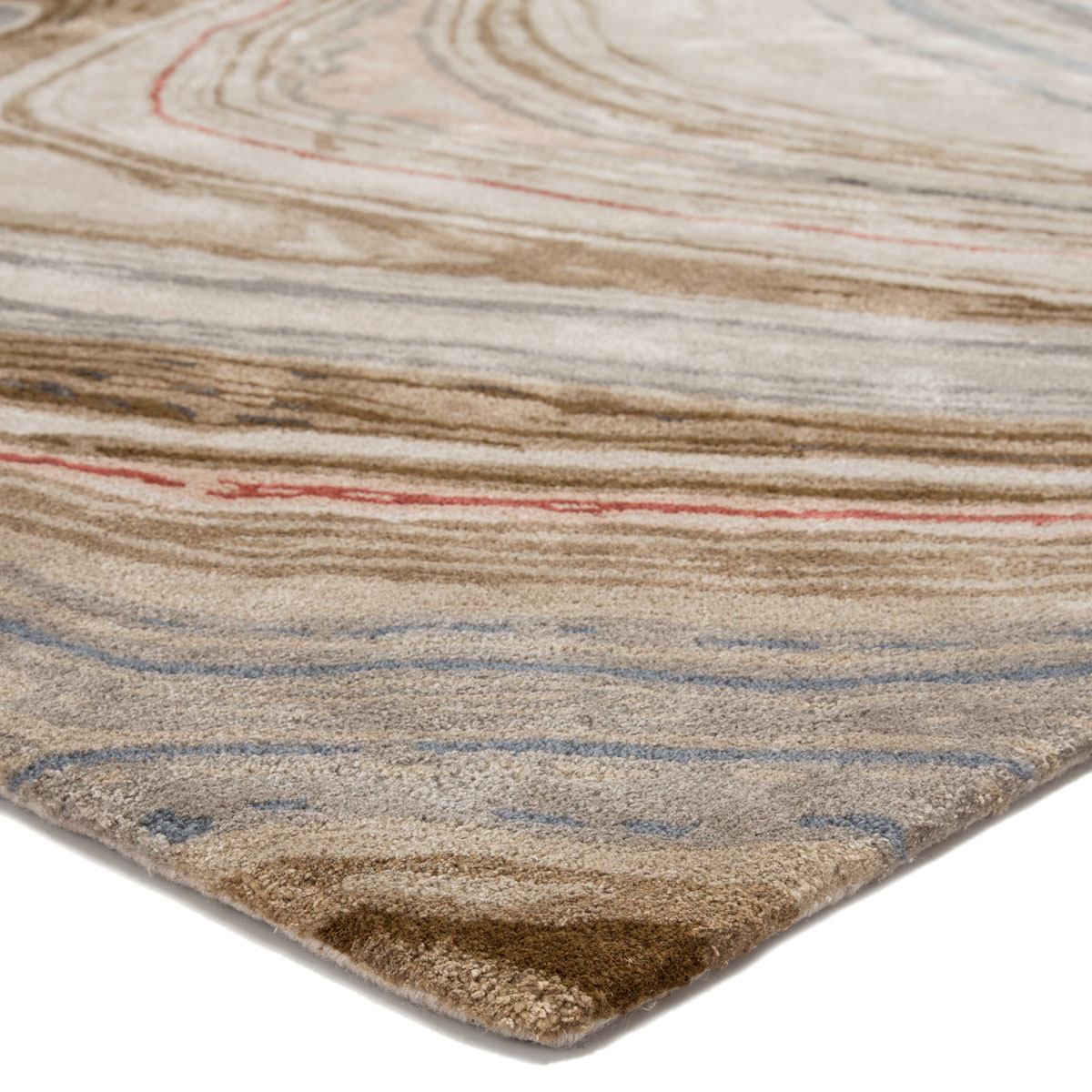 Ptolemaios II Area Rug - 7'10" X 10'10" - Brown/Red